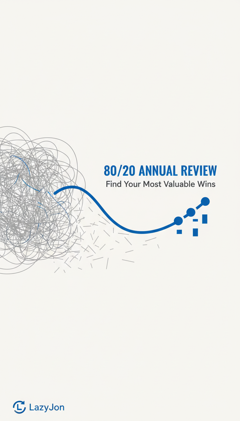 The 80/20 Annual Review: Find Your Most Valuable Wins of 2025
